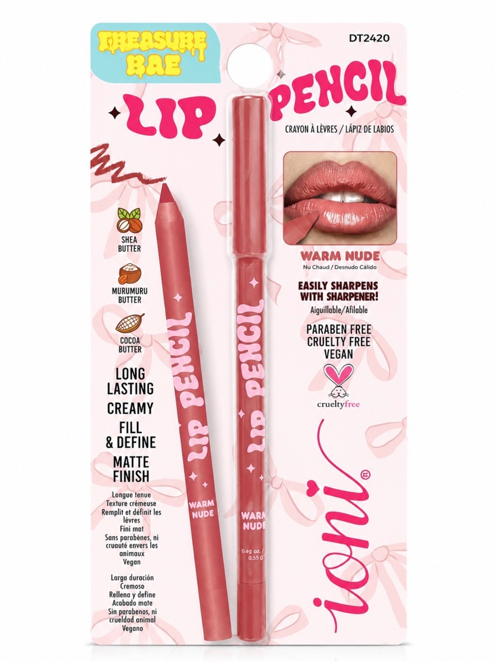 Ioni Lip Pencil-Warm Nude